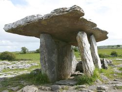 Poulnabrone dolmen in County Clare, Ireland